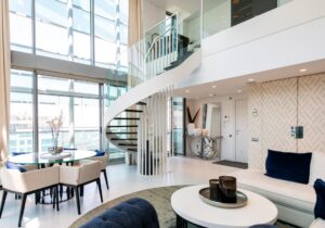 Ático dúplex con vistas panorámicas al mar en Diagonal Mar, Barcelona